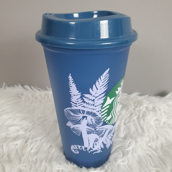 Starbucks Plastic Autumn Color Changing Reusable Cup & Lid - Picture 2 of 5